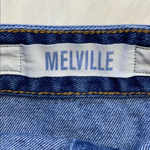 Brandy Melville Mini Button Down Jean Skirt #41N - Picture 4 of 5